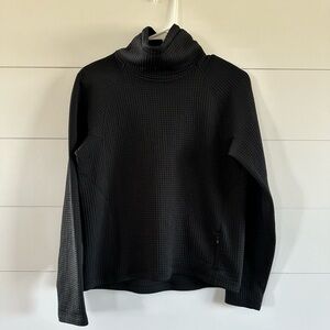 Lululemon black long sleeve waffle. Size 4